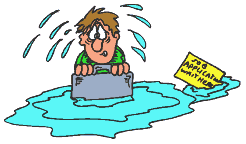 Man Sweating Job Application